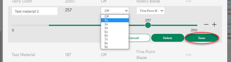 How do I choose material settings? – Help Center