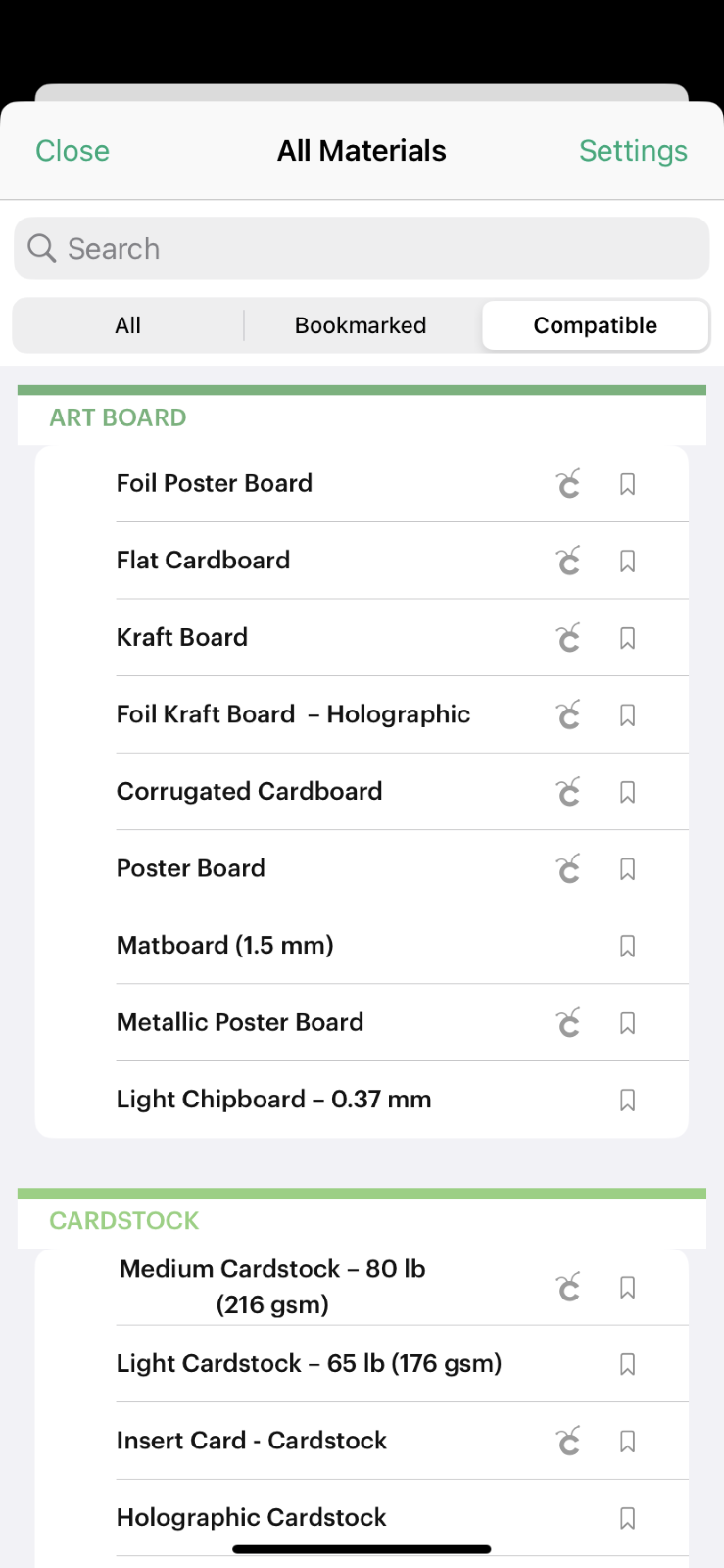 Create a Custom Material Setting on your Cricut for Zicoto Sticker