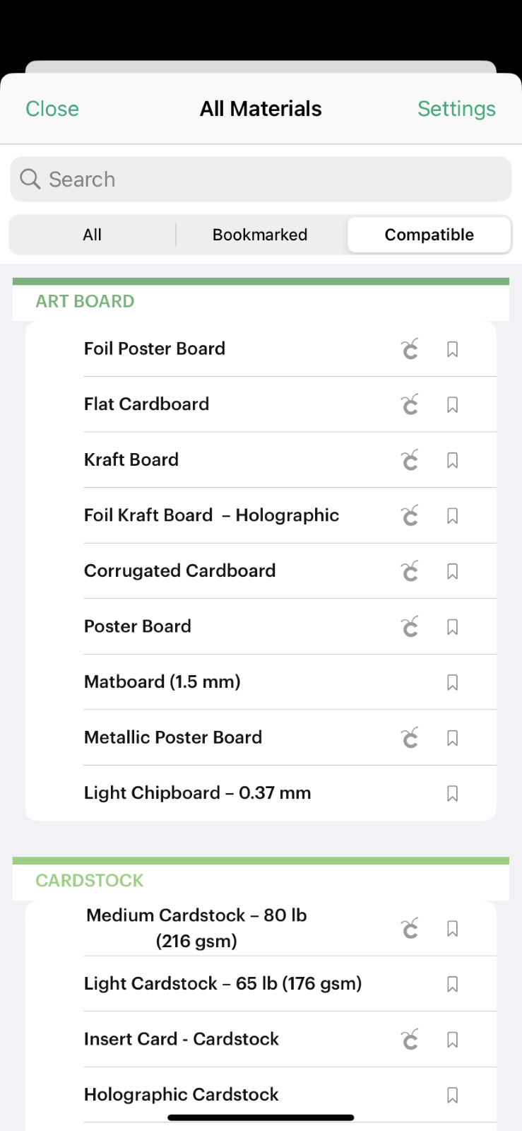 CRICUT EXPLORE AND AIR 2 CUT SETTINGS - GM Crafts