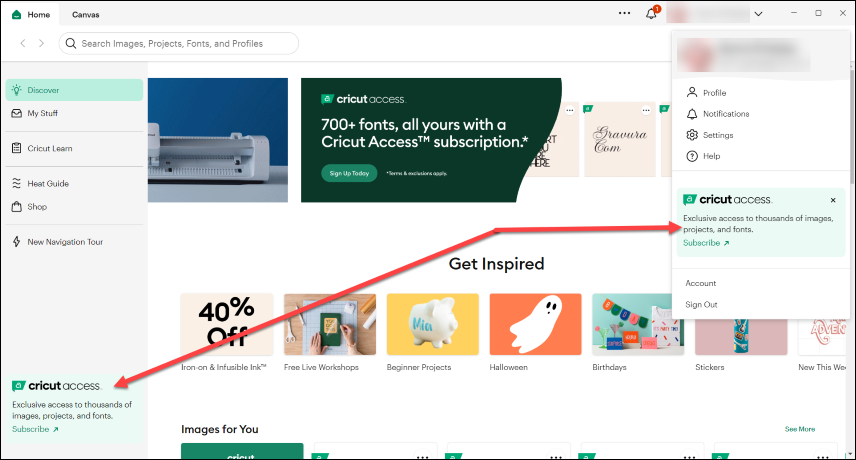 Cricut Access Benefit - Save $10 – Help Center
