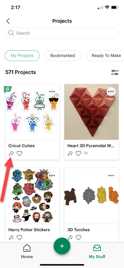 6a Select Share icon on project tile.PNG