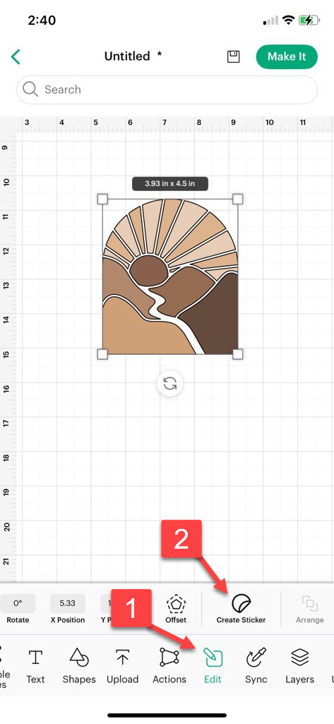 Cricut Design Space app