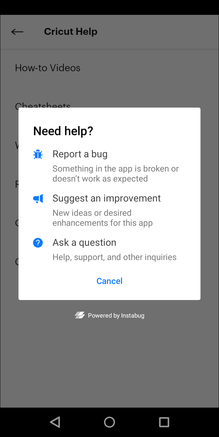3 Select a Feedback option.png