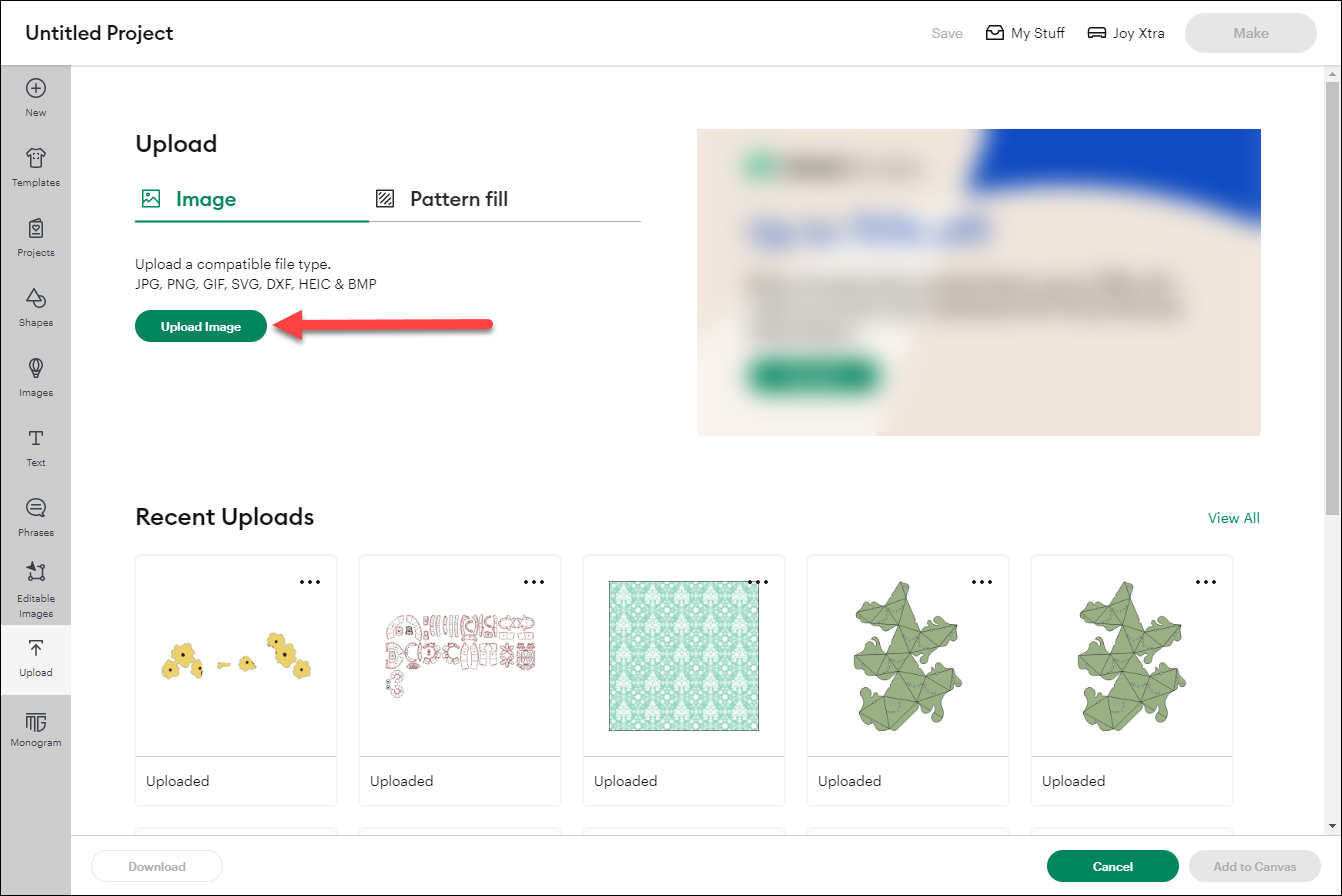 2ann Select Upload Image on Upload Screen.png