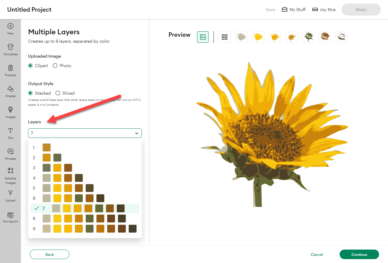 8 Choose Image Style Layers and Advanced tools.png