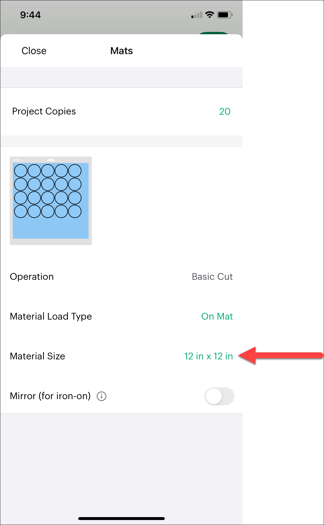 iOS Material Size Option.PNG