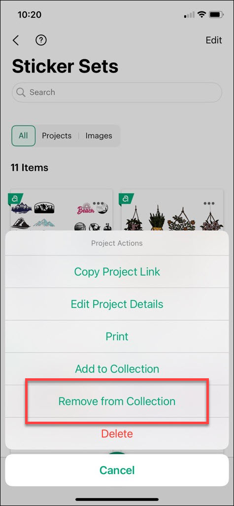 iOS Select Remove from Collection.jpg