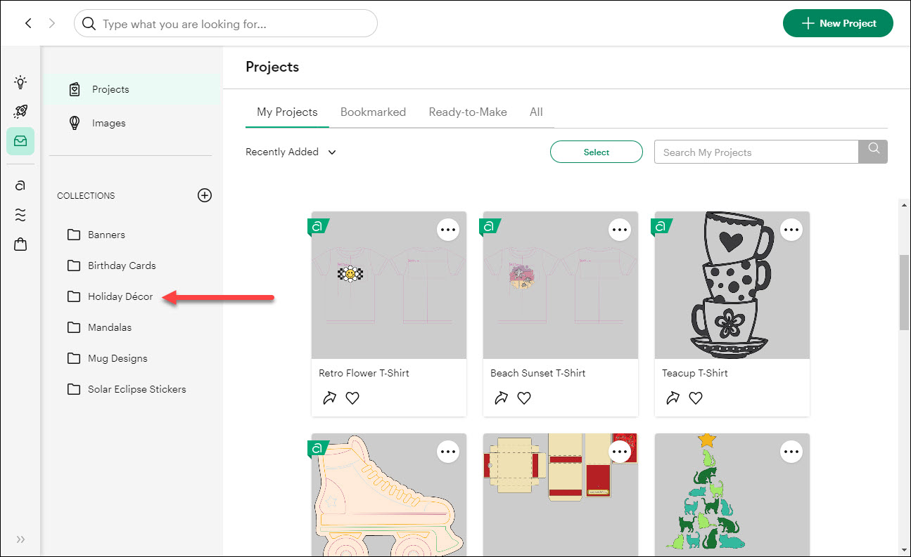 DSD Collections New Collection appears in list.jpg