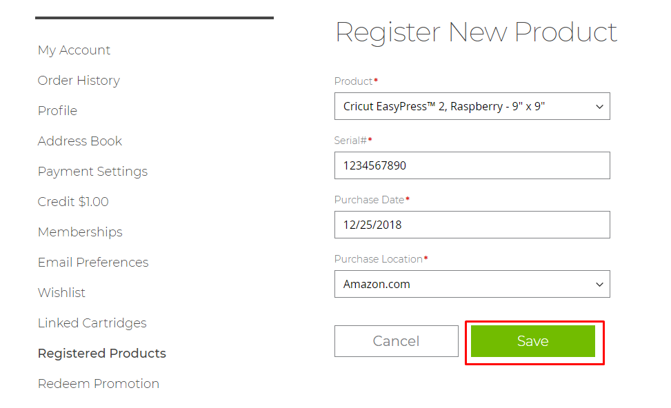 How do I register my Cricut products? Help Center