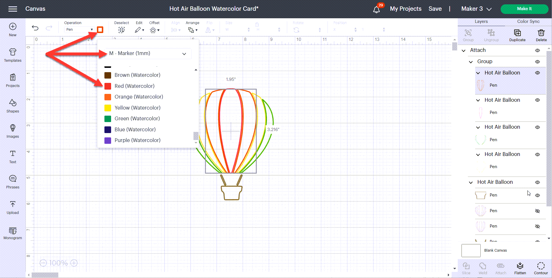 Drawing and Writing with Cricut - Get Started Guide - 100 Directions